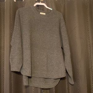 Zenana 1X charcoal sweater